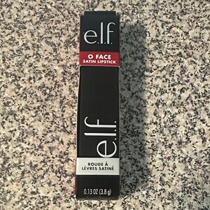 e.l.F Satin Lipstick - NO REGRETS 81789 Classic Red NIB